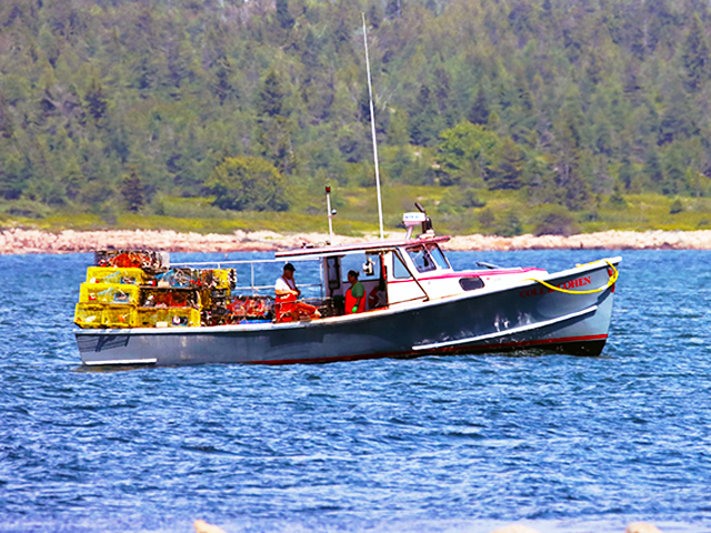 Lobster Boat by Kevin Burke